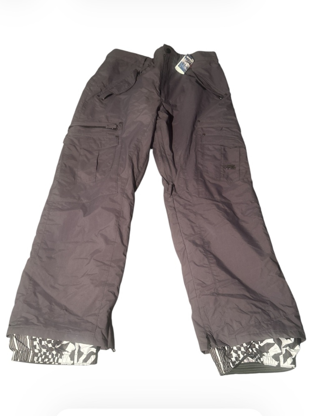 Body Glove Men Gray Snow/Ski Pants Insulated Cargo Pockets Size Large NWT